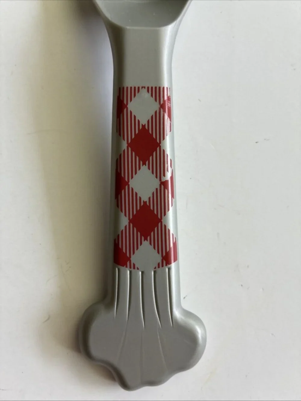 Educational Insights Pancake Pile Up Replacement Gray Spatula Red Plaid Toy Part
